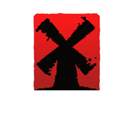 The logo of the game studio DREADMILL.
